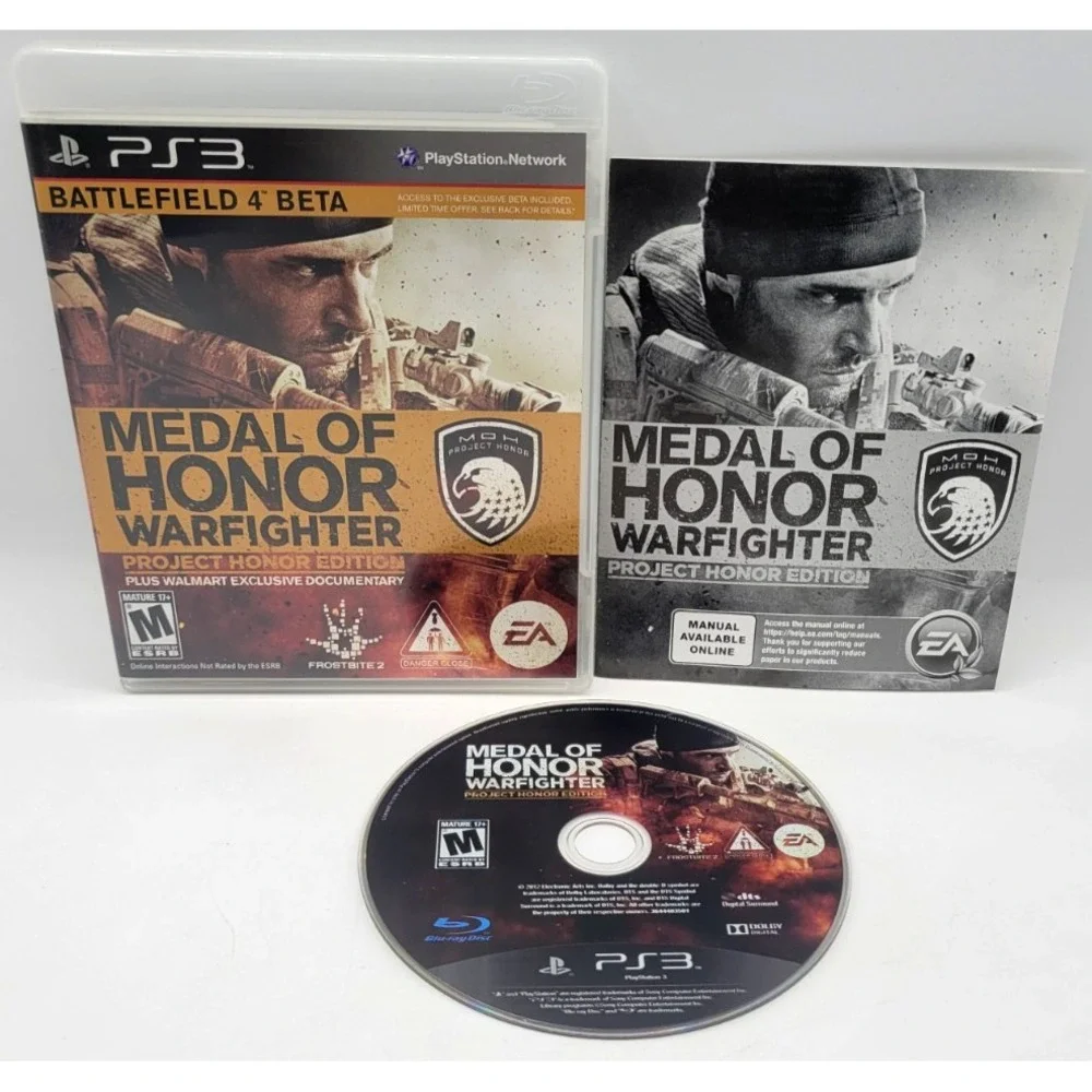 Medal of Honor: Warfighter Project Honor Edition PlayStation 3 PS3 CIB COMPLETE